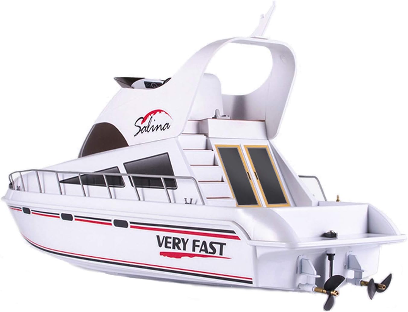 Salina Luxury Yacht RC Model Boat 2.4Ghz Radio Remote Control Speed Watercraft Racing Ship 28" Modern Cruise