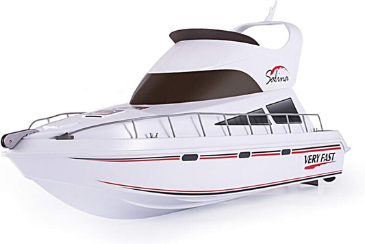 Salina Luxury Yacht RC Model Boat 2.4Ghz Radio Remote Control Speed Watercraft Racing Ship 28" Modern Cruise
