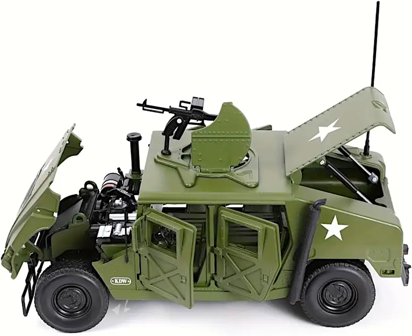 Diecast 1/18 Hmmwv, US Army Utility Truck, Metal Military Armored Vehicle, Heavy Alloy Battlefield Car, Action Play Toy Classic Scale Model, Kids Boys Patriot Gift Adult Craft Collection
