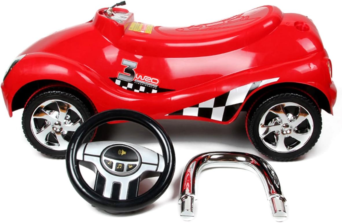 3-in-1 Ride On Car Toy Gliding Scooter with Sound & Light