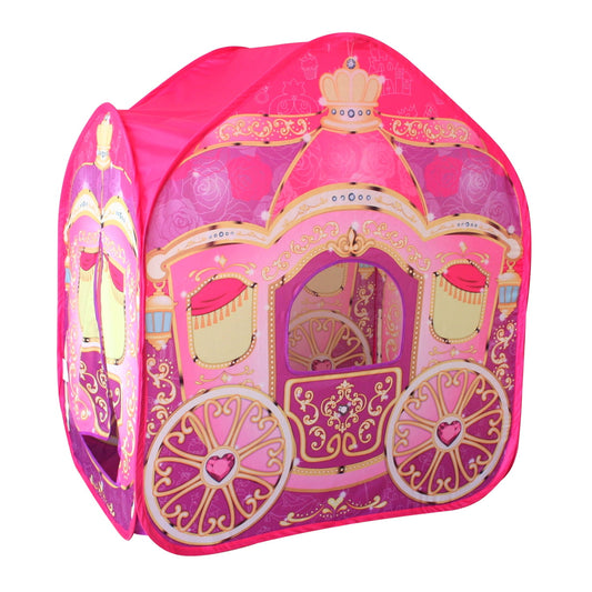 POCO DIVO Princess Carriage Cinderella Wagon Pop-up Play Tent Girls Pretend Playhouse