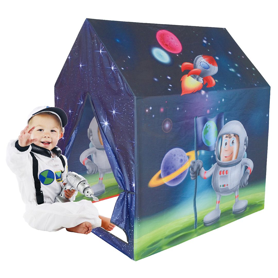 POCO DIVO Astronaut Space House, Indoor Outdoor Rocket Ship Toddler Play Tent