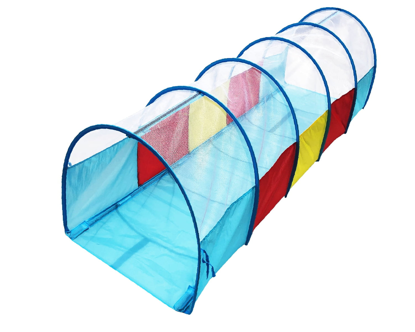 POCO DIVO Arch Play Tunnel Crawling Tube Kids Hide-Seek Toy Dome Children Mesh Top Color Tent